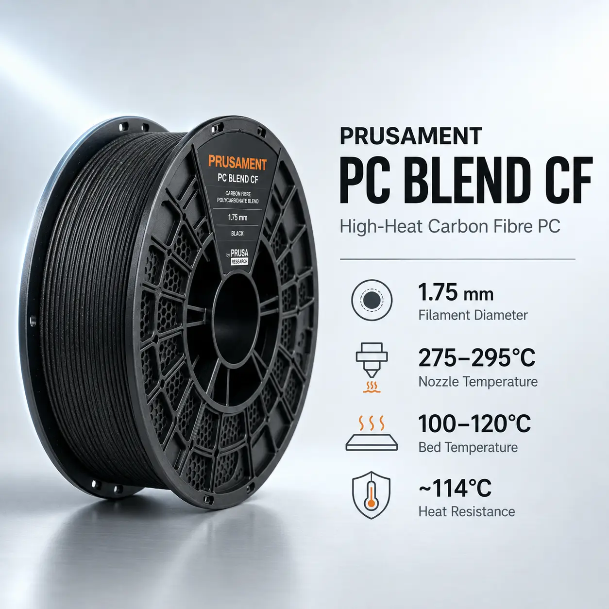 Prusament PC Blend Carbon Fiber product image