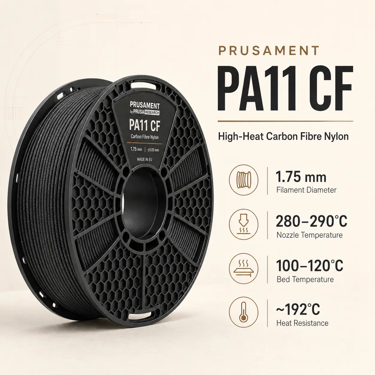 Prusament PA11 Carbon Fiber product image