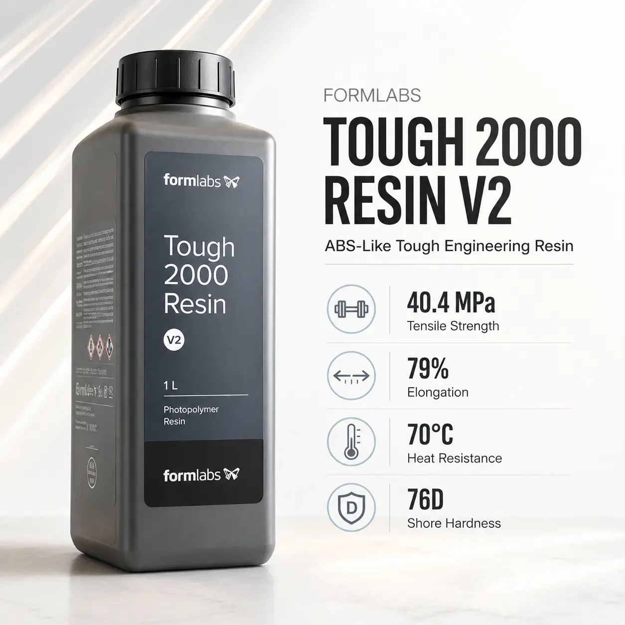 Formlabs Tough 2000 Resin V2 product image
