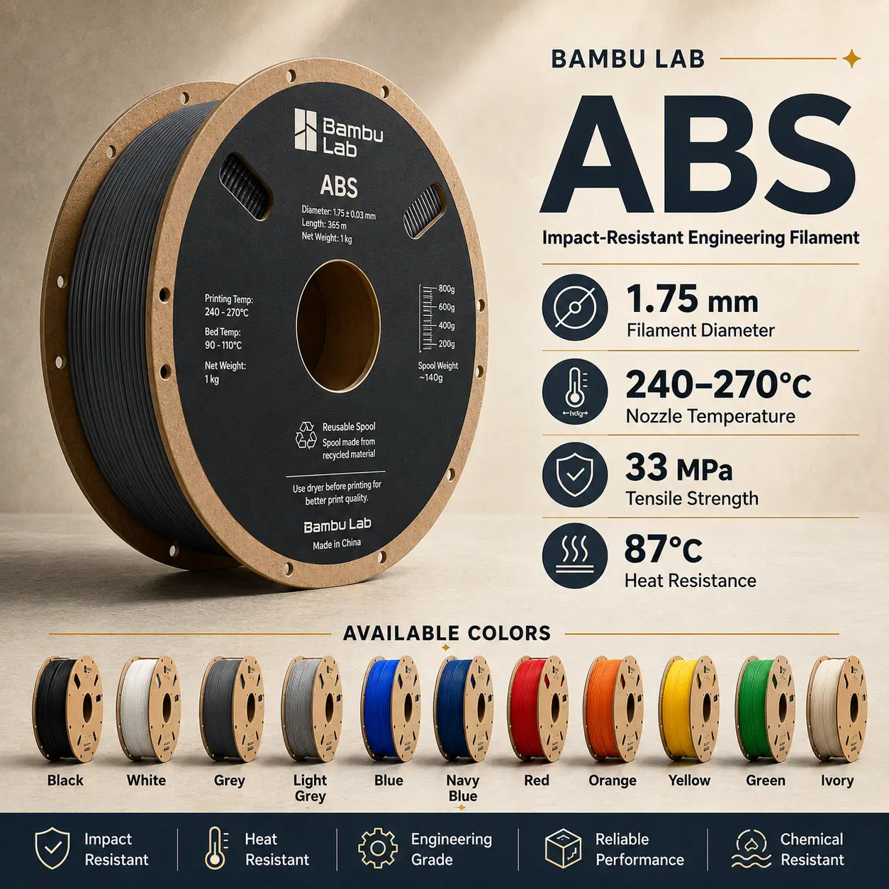 Bambu Lab ABS product image