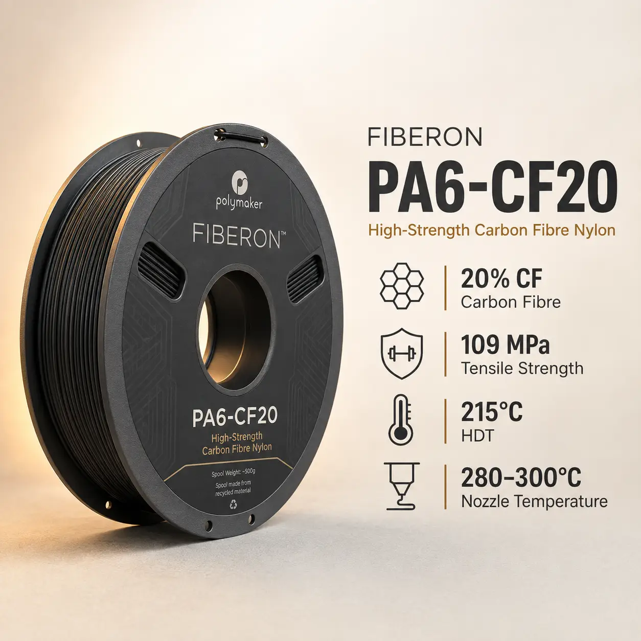 Polymaker Fiberon PA6-CF20 product image