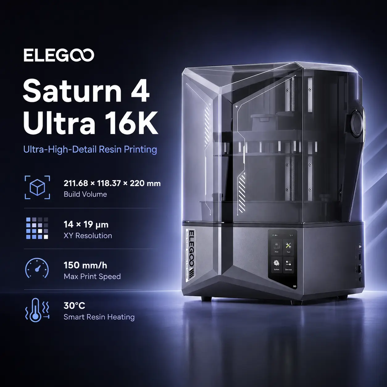 ELEGOO Saturn 4 Ultra 16K product image