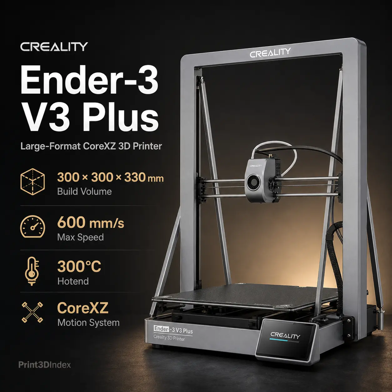 Creality Ender-3 V3 Plus: Best Budget Large-Format 3D Printer product image