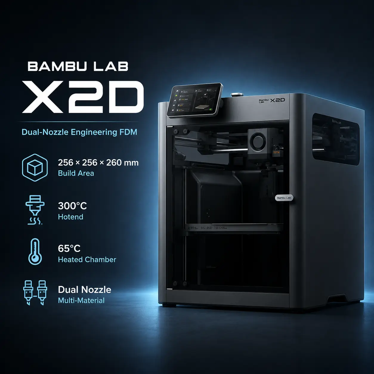 Bambu Lab X2D : Affordable Dual Extruder product image