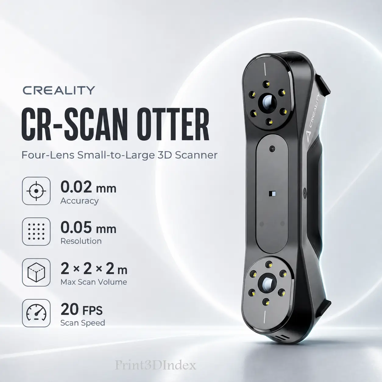 Creality CR-Scan Otter: Precision 3D Scanning for Reverse Engineering and Large Objects product image