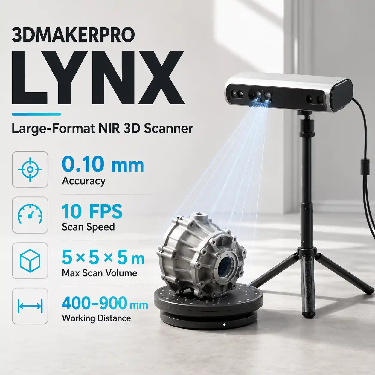 3DMakerpro Lynx: Affordable 3D Scanner for Large Objects